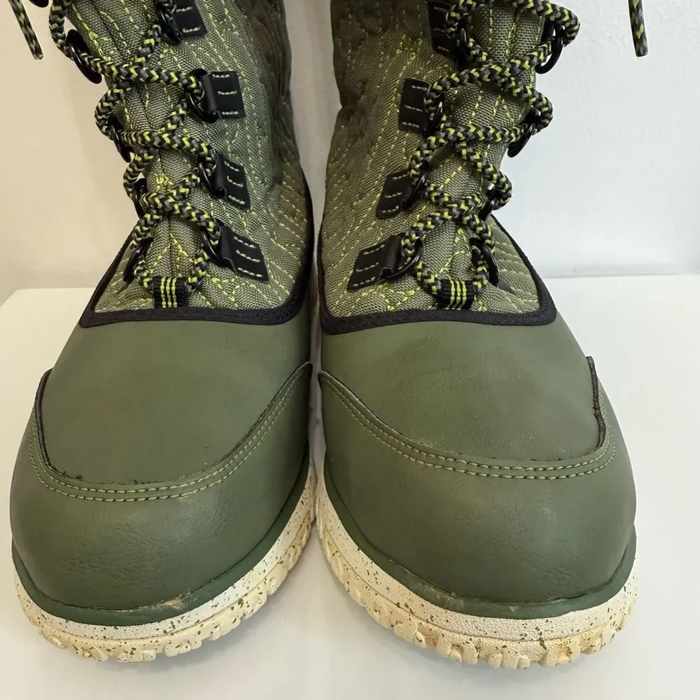 L.L. Bean Green TEK 2.5 Ultralight Pac Tall Snow Boot 200 Gram Primaloft Size 7
